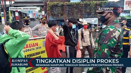 Resmikan Kampung Tangguh Sebagai Percontohan Prokes