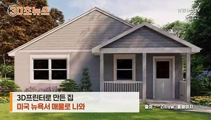 [30초뉴스] 어디 집 구경 한번…첫 3D프린팅 주택 매물로