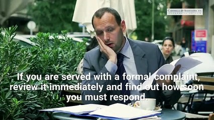 3 Things to do if your Business has been Sued