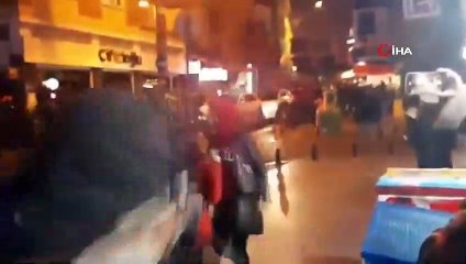 Polisin darp ettiği iddia edilen vatandaş kendisini eylemcilerin yaraladığını söyledi