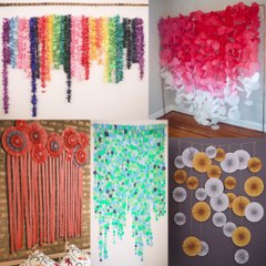 11 Layered Fan Art Piece | DIY Felt Wall Hanging - Paper Craft