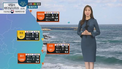 [내일의 바다낚시지수] 2월 4일 목요일, 바다낚시의 적은 강풍, 대부분 나쁨지수 / YTN