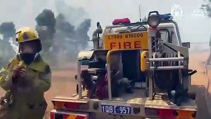 Firefighters battle blaze near Australia's locked down Perth