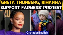 Greta Thunberg and Rihanna tweet in support of farmers' protest: What did they say| Oneindia News