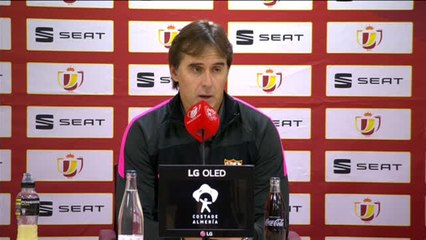Lopetegui: "Hemos eliminado a un muy buen equipo y de forma merecida"