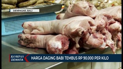Harga Daging Babi Melonjak Hingga 90 Ribu