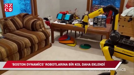 Bostondynamics robotlarına bir kol daha ekledi