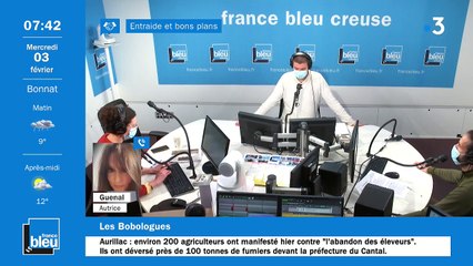 La matinale de France Bleu Creuse du 03/02/2021