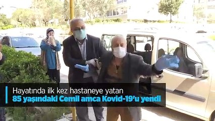 85 yaşında ilk kez hastaneye yattı, koronavirüsü yendi