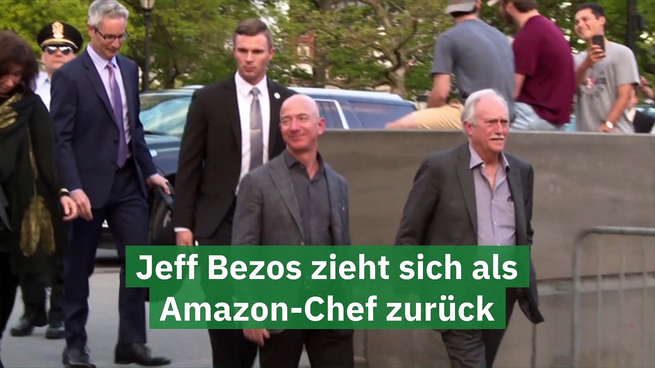 Jeff Bezos zieht sich als Amazon-Chef zurück