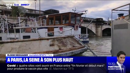 À Paris, la Seine atteint les 4m30, la circulation fluviale interdite