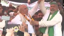 Mahapanchayat: Rakesh Tikait reaches Jind