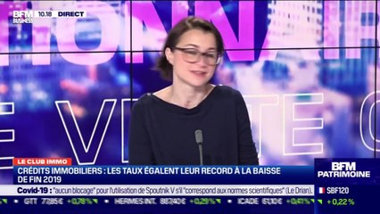Le club BFM immo (1/2) : Les taux des crédits immobiliers égalent leur record à la baisse de fin 2019 - 03/02