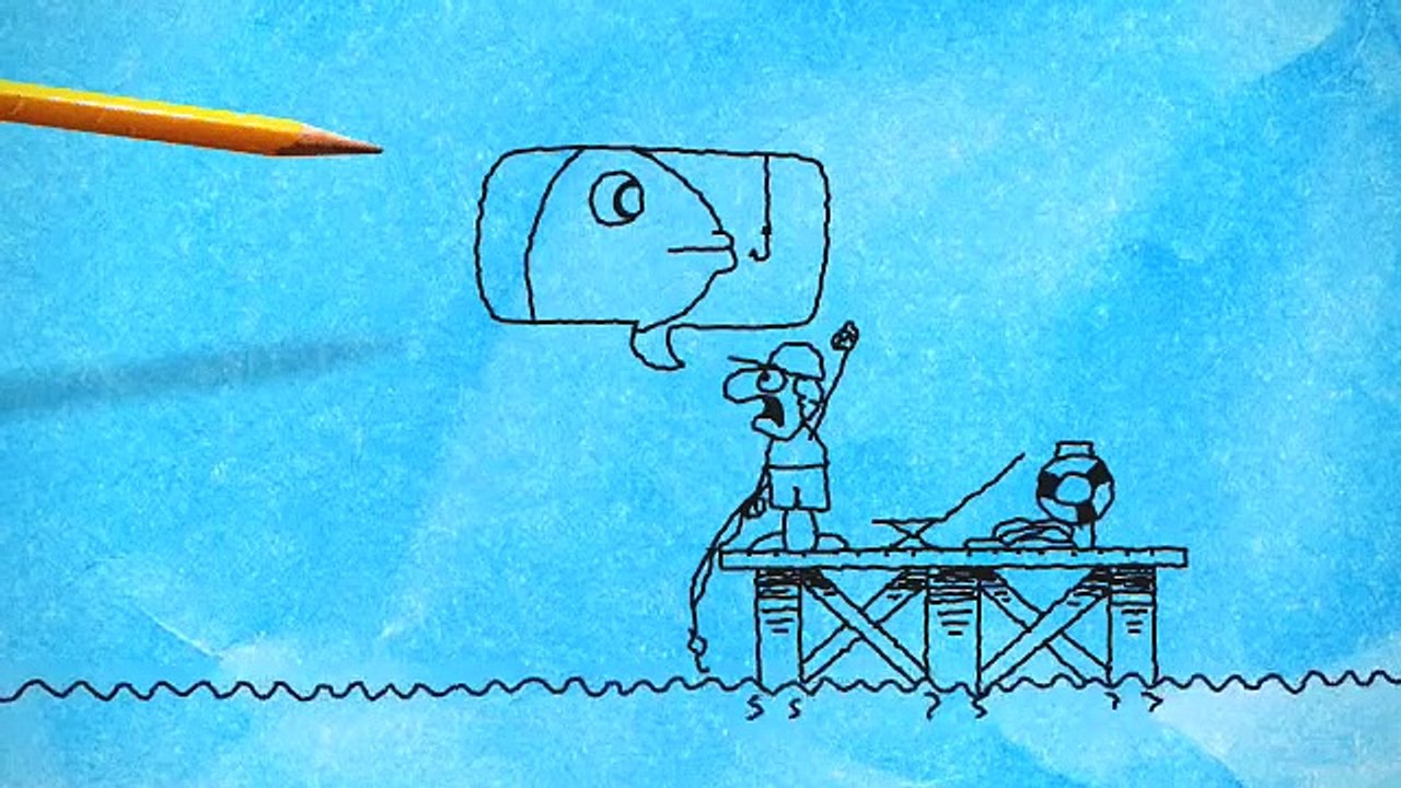 Hook Line and Stinker  Pencilmation Cartoon 10