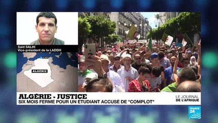 Algérie: un étudiant accusé de "complot contre l'Etat" condamné à 6 mois de prison ferme