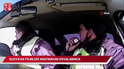 Rusya'da Hollywood filmlerini aratmayan bir kovalamaca yaşandı