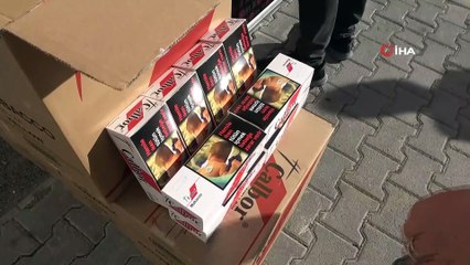 Samsun'da 6 milyon 940 bin adet kaçak makaron ele geçti