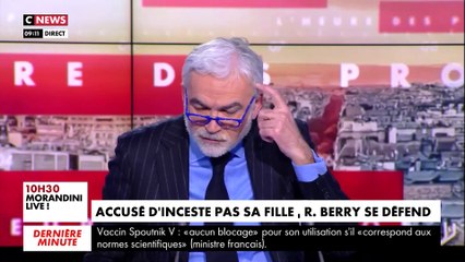 "L'heure des pros" sur CNews évoque les accusations d'inceste contre Richard Berry