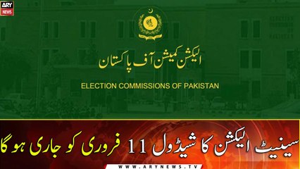 ECP to release the Senate election schedule  on February 11