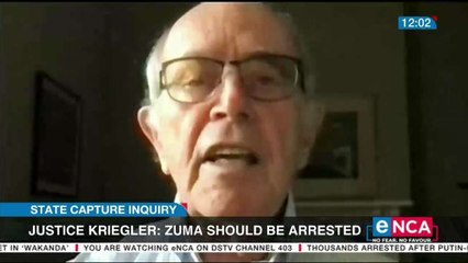 Former Justice says Zuma should be arrested