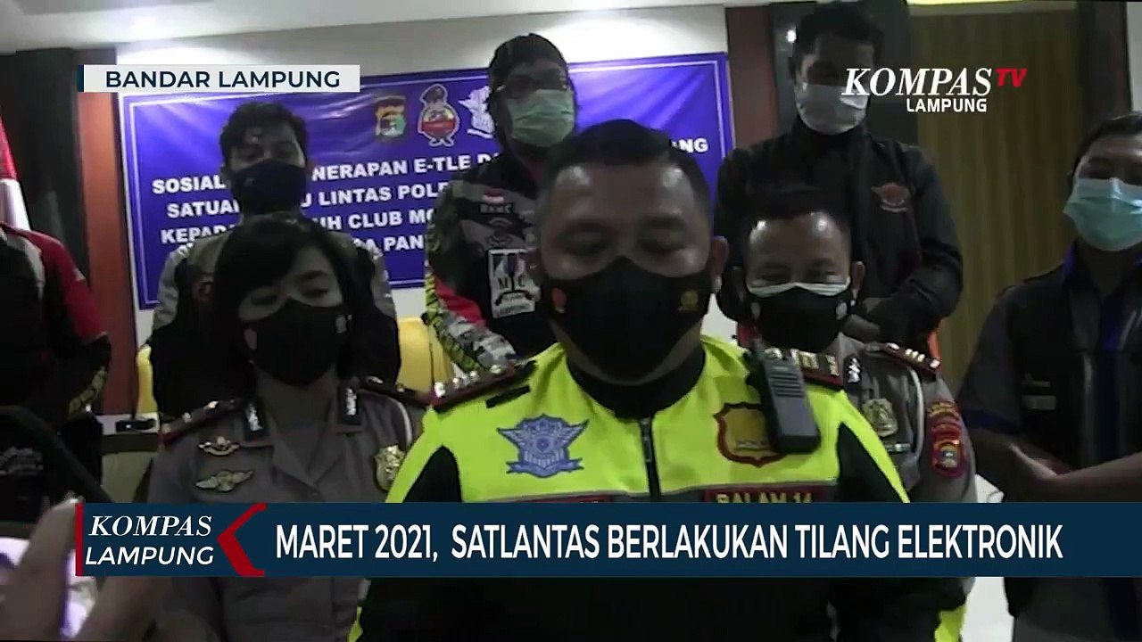 Mulai Maret 2021, Satlantas Polresta Bandar Lampung Berlakukan Tilang Elektronik