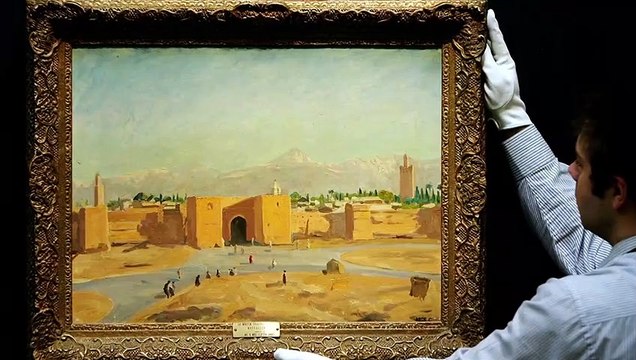 Angelina Jolie selling rare Winston Churchill painting