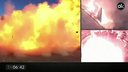 Se estrella el segundo cohete de Space X