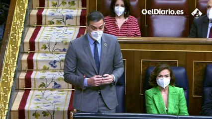 Sánchez evita contestar a los ataques de Abascal sobre los menas y la inmigración