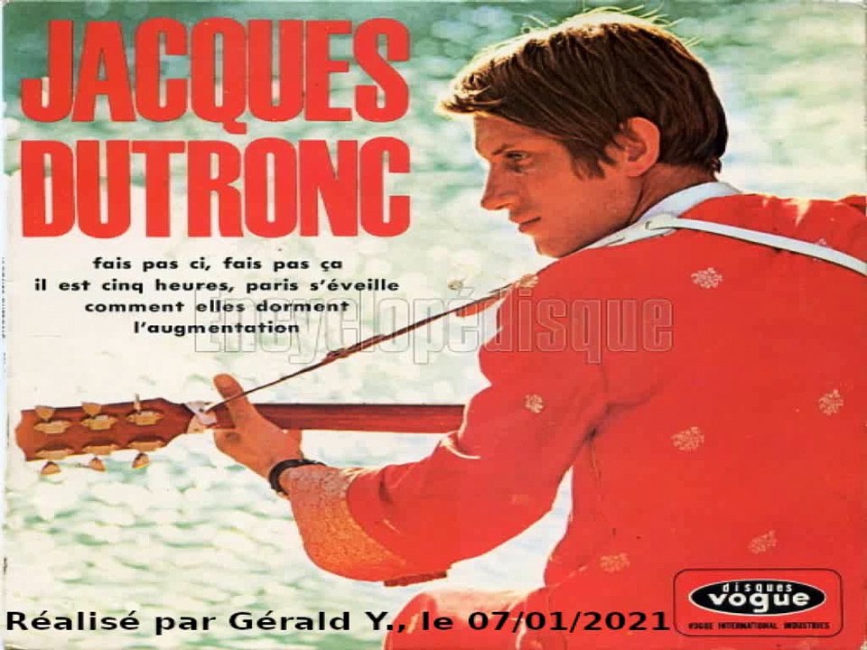 Jacques Dutronc_Fais pas ci, fais pas ça (Clip 1968)karaoké