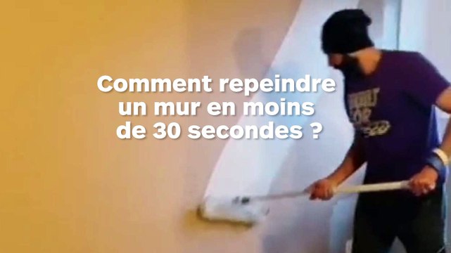 Comment repeindre un mur entier en moins de 30 secondes ?
