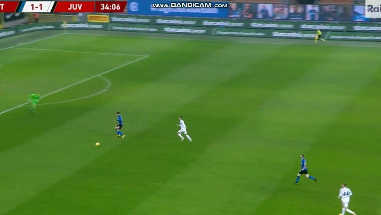Inter-Juve 1-2 vantaggio Ronaldo