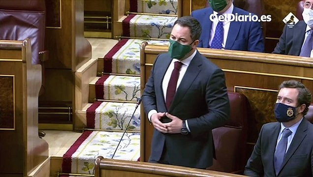 El discurso xenófobo de Abascal en el Congreso sobre los menas y la inmigración