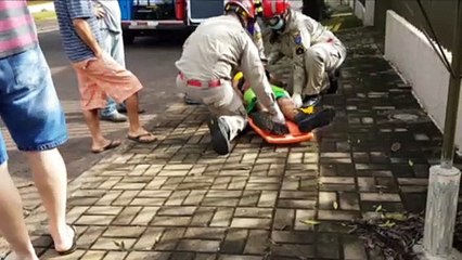 Jovem de 18 anos sofre fratura após ser atropelado no Bairro São Cristóvão