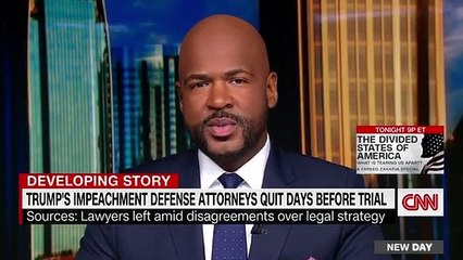 Trump's impeachment defense team leaves less than 2 weeks before trial
