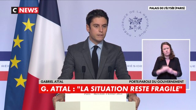 Gabriel Attal : «Après 2 semaines de couvre-feu, nous constatons toujours une stabilité du nombre de cas positifs»