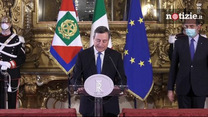 Draghi accetta l'incarico da Mattarella: "Scioglierò la riserva dopo le consultazioni con i partiti"