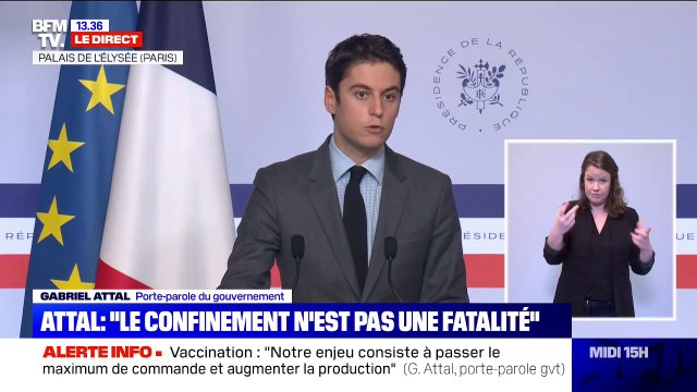 Gabriel Attal: En février, nous vaccinerons au moins un million de Français supplémentaires