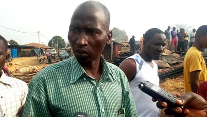 Incendie à Nzérékoré : "j'ai perdu plus de 80 millions gnf", raconte Fodé Bangoura, victime
