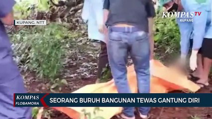 Seorang Buruh Bangunan Tewas Gantung Diri