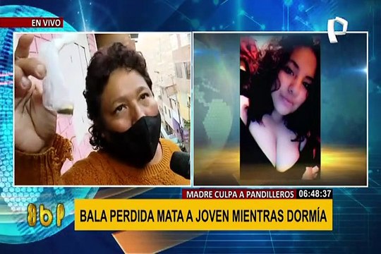 Vecinos de AAHH donde murió joven por bala perdida son amenazados por delincuentes