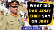 Pakistan Army Chief General Qamar Javed Bajwa calls for resolving J&K issue| Oneindia News