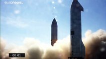 شاهد: لحظة انفجار نموذج أولي من صاروخ سبايس إكس الفضائي لدى هبوطه