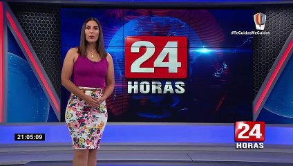 Pamela Acosta en 24 Horas edición sábado