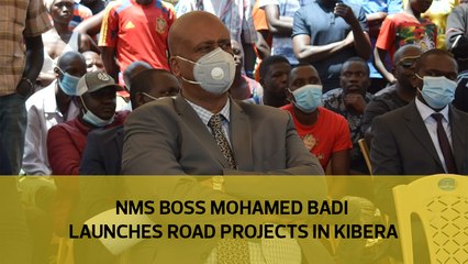 NMS Boss launches road projects in Kibera