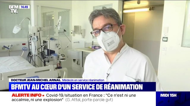 Covid-19: des patients plus jeunes en service réanimation