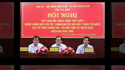 [Audio]Hội nghị tiếp xúc đối thoại trực tiếp giữa người đứng đầu cấp uỷ, chính quyền và nhân dân