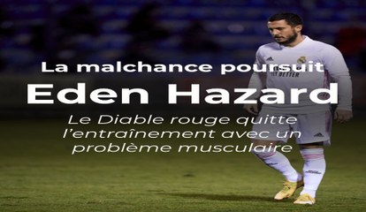 Hazard blessé ? Le Diable Rouge contraint de quitter l’entraînement