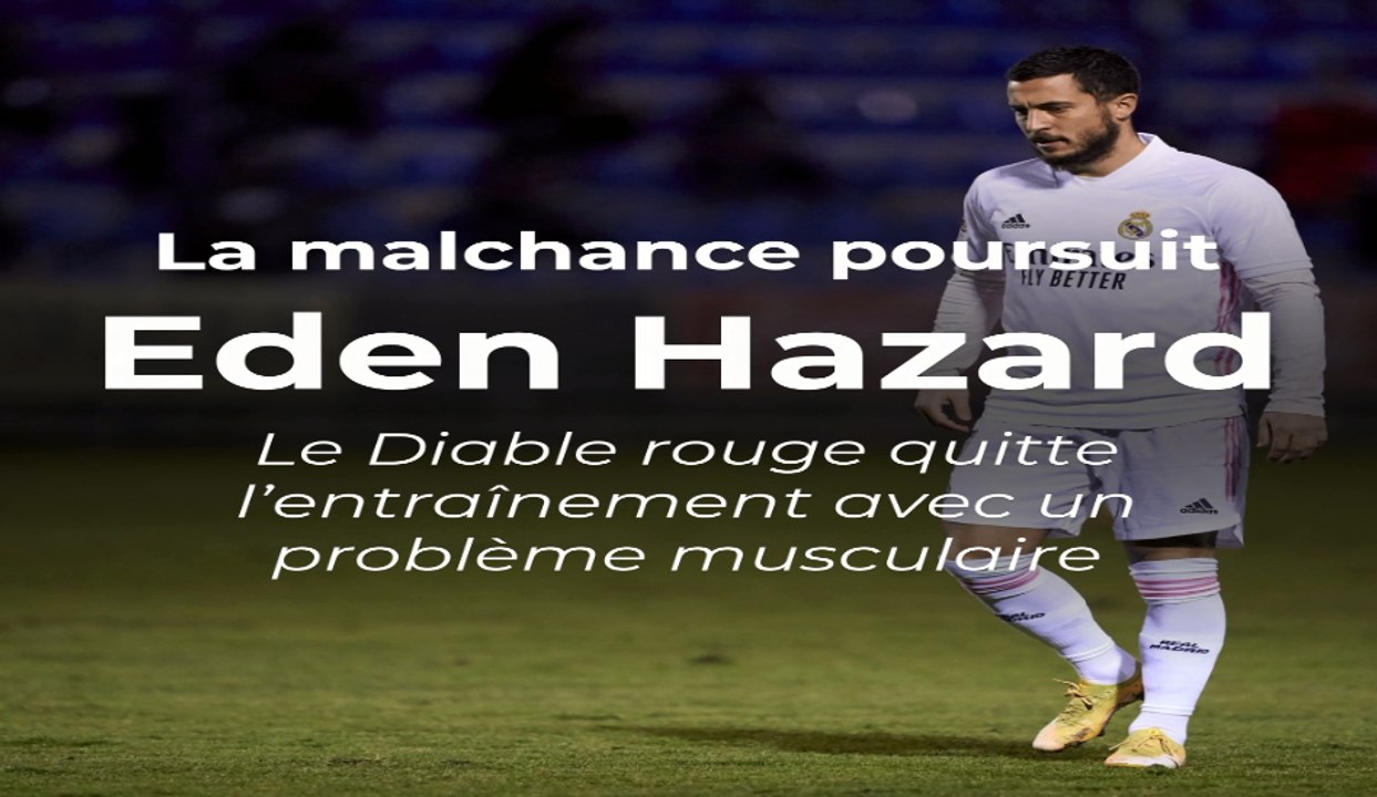 Hazard blessé ? Le Diable Rouge contraint de quitter l’entraînement