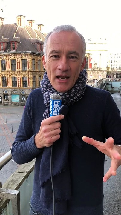 Gilles Bouleau, le présentateur du 20h de TF1 à Lille à la rencontre des équipes nordistes de la chaîne