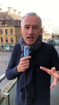 Gilles Bouleau, le présentateur du 20h de TF1 à Lille à la rencontre des équipes nordistes de la chaîne